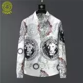 chemise versace jeans couture versace lion medusa  white
